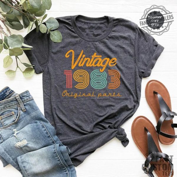 40th Birthday Shirt Vintage T Shirt Vintage 1983 Shirt 40th Birthday Gift For Women 40th Birthday Shirt Men Retro Shirt Vintage Shirts fandomtumblers.com 2