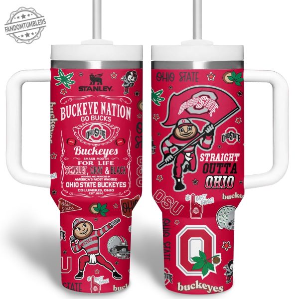 Ncaa Ohio State Buckeyes Straight Outta Ohio Stanley Cup fandomtumblers 6