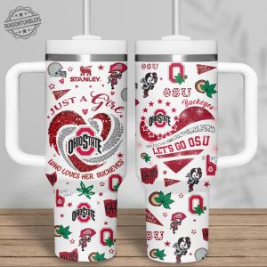 Ncaa Ohio State Buckeyes Lets Go Osu 40 Oz Stanley Cup fandomtumblers 5