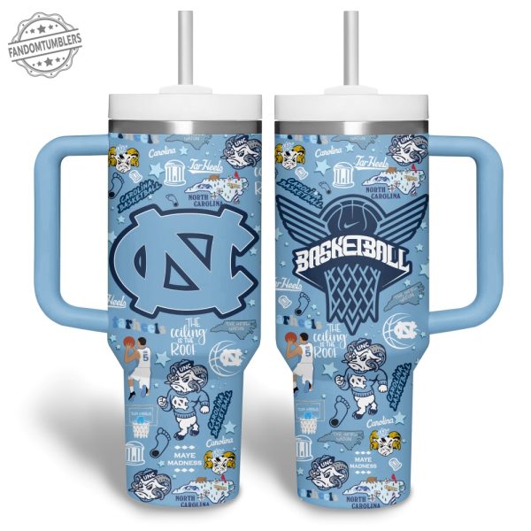 Ncaa North Carolina Tar Heels Basketball Stanley Cup 40 Oz Tumbler With Handle fandomtumblers 2