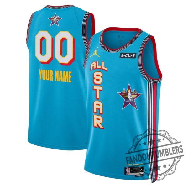Jordan Brand Unisex 2025 Nba All Star Pick A Player Blue Jersey fandomtumblers 1